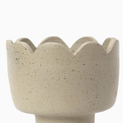 Warm Earth Terracotta Vase- Off-White - Vase | haus & kinder