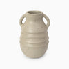 Warm Earth Off-White Terracotta Vase