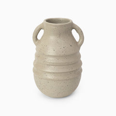 Warm Earth Off-White Terracotta Vase - Vase | haus & kinder