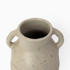 Warm Earth Off-White Terracotta Vase - Vase | haus & kinder