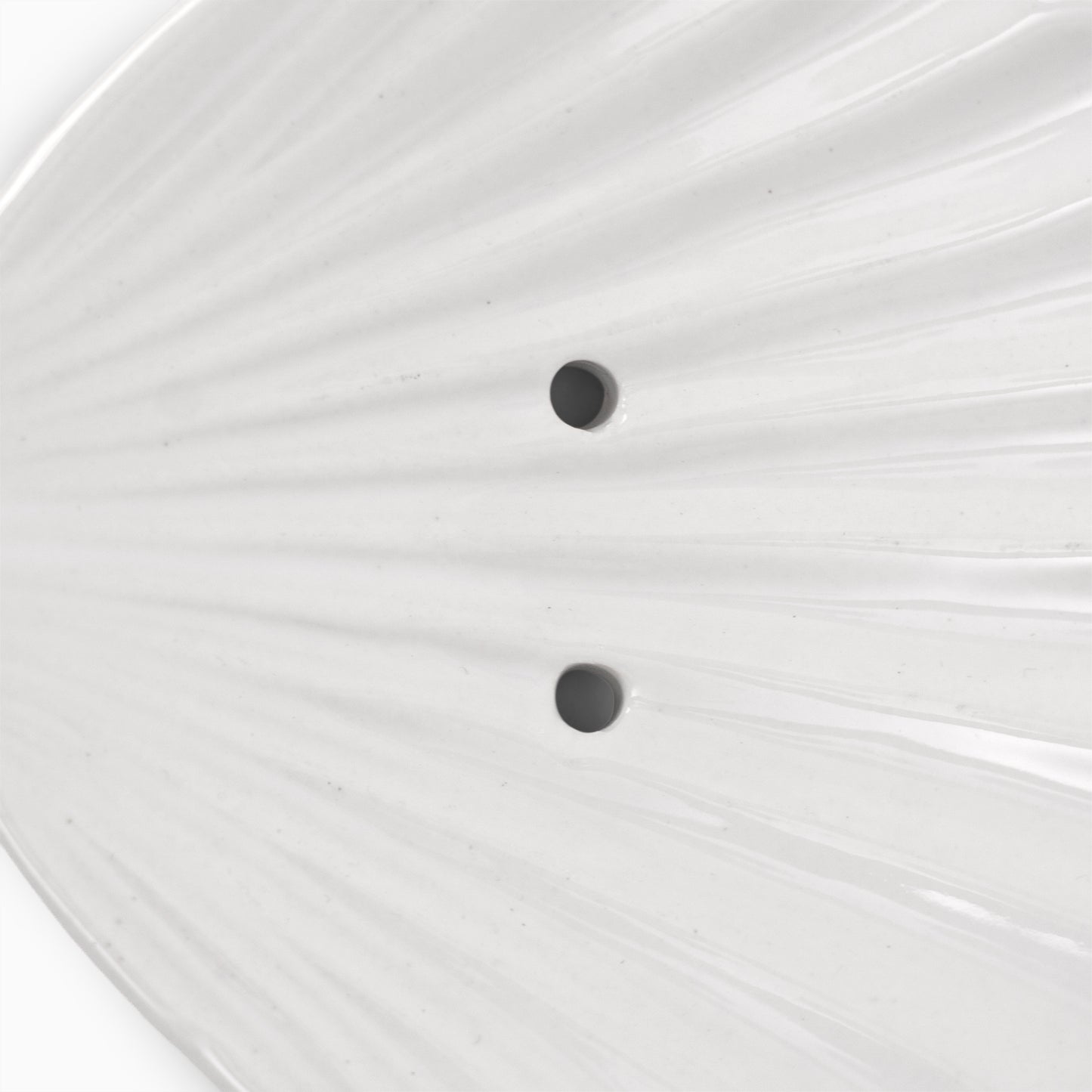 Pearl Seashell Bathroom Set- White