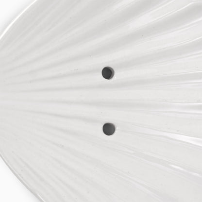 Pearl Seashell Bathroom Set- White
