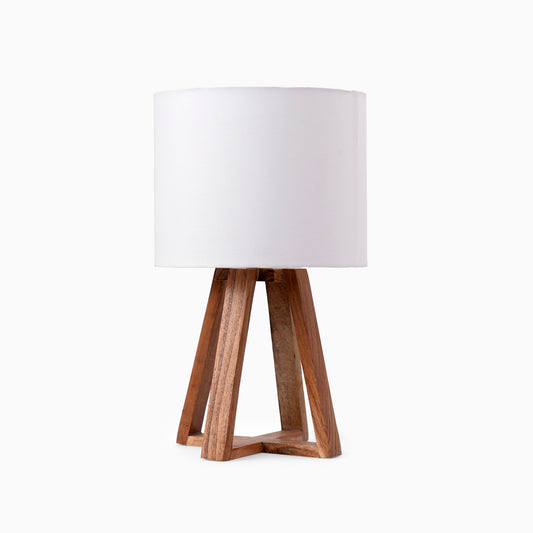 Void & Wood Table Lamp- Natural Wood