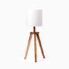 Lumen Tripod Table Lamp- Natural Wood