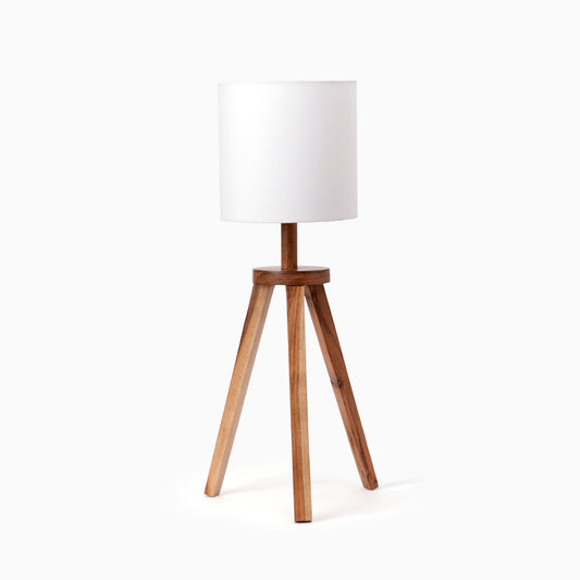 Lumen Tripod Table Lamp- Natural Wood