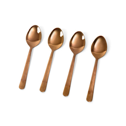 Rose Gold Dinner Spoon, Set of 4