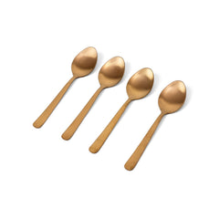 Matt Gold Dinner Spoon, Set of 4 - Dinner Spoon | haus & kinder