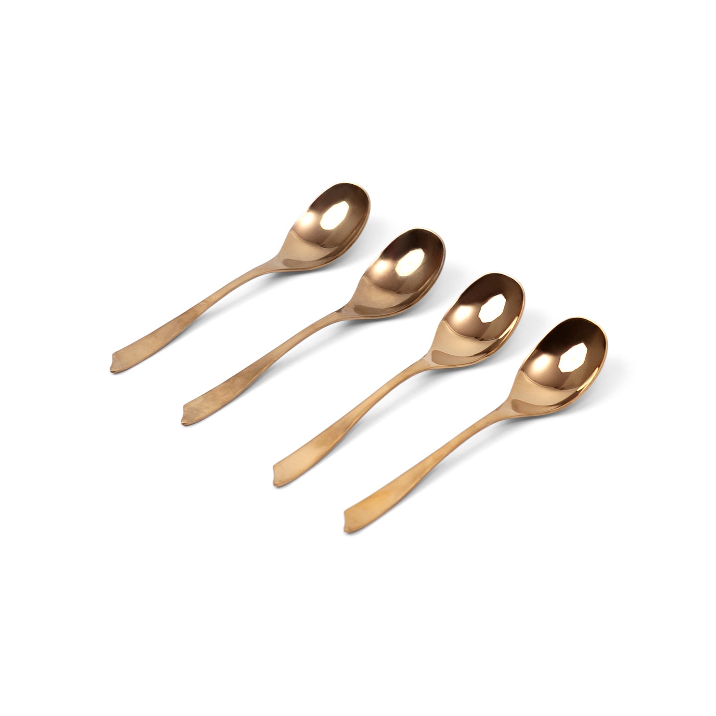Champagne Gold Dinner Spoon, Set of 4