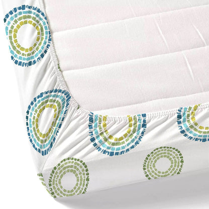 Radiant Circles 100% Cotton Bedsheet, 144 TC