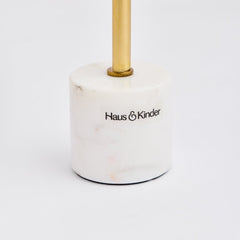 Marble Candle Holder Set of 2, Marble & Gold - Candle Holder | haus & kinder