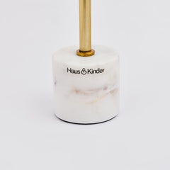 Marble Candle Holder Set of 2, Marble & Gold - Candle Holder | haus & kinder
