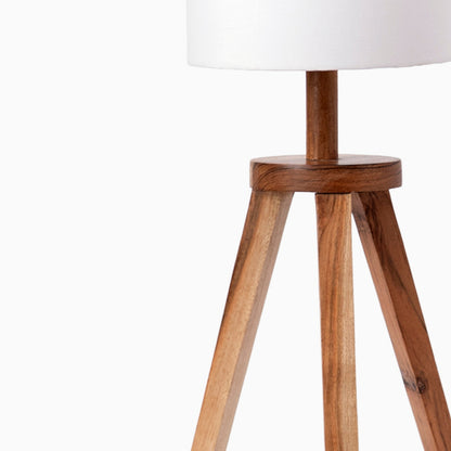Lumen Tripod Table Lamp- Natural Wood