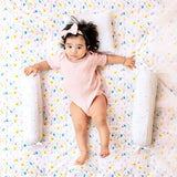 Elephantastic Baby Bedding Set: Mattress, Bolsters with Pillow (Pack of 4)