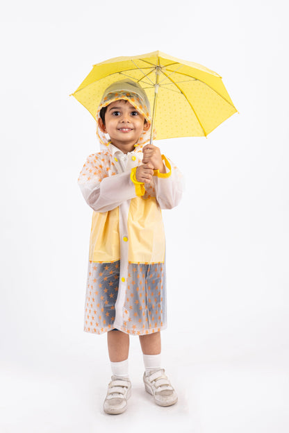 Splish Splash water-proof Kids Raincoat,Yellow (2-5Y)