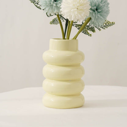 Cloudpop Soleil Ceramic Vase- Yellow