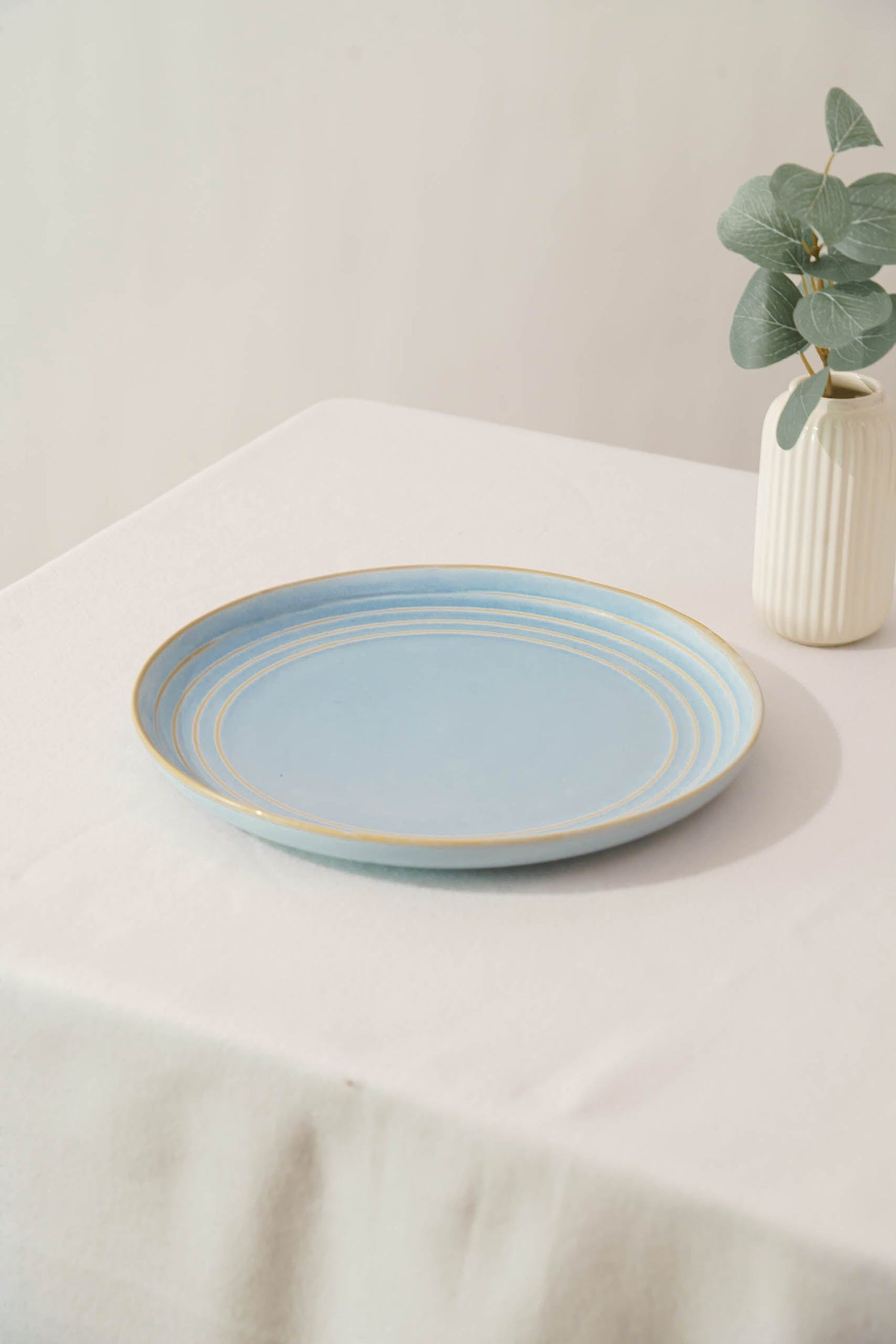 Nimbus Clay Dinner Plate- Sky Blue