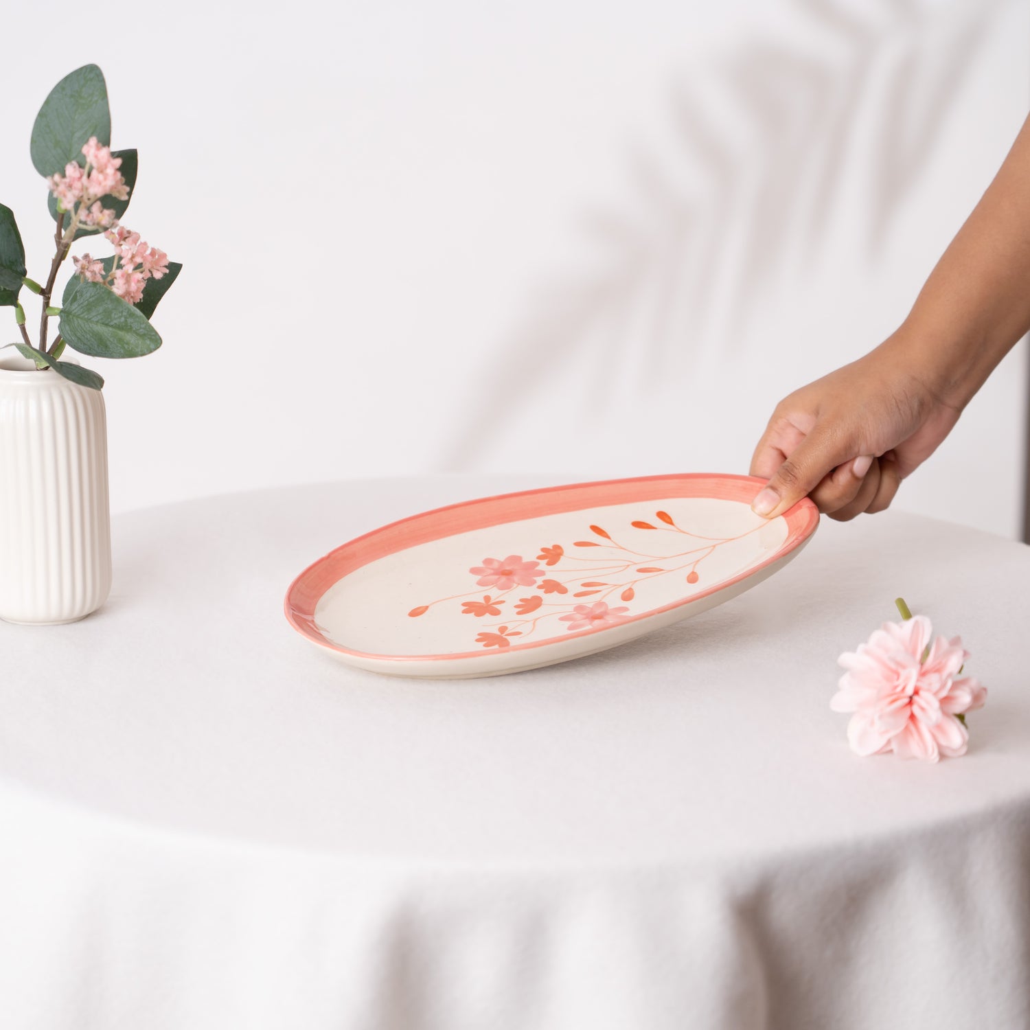 Blush & Briar Hand Painted Platter