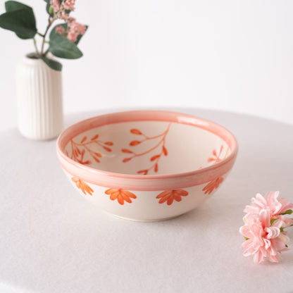 Blush & Briar Hand Painted Serving Bowl