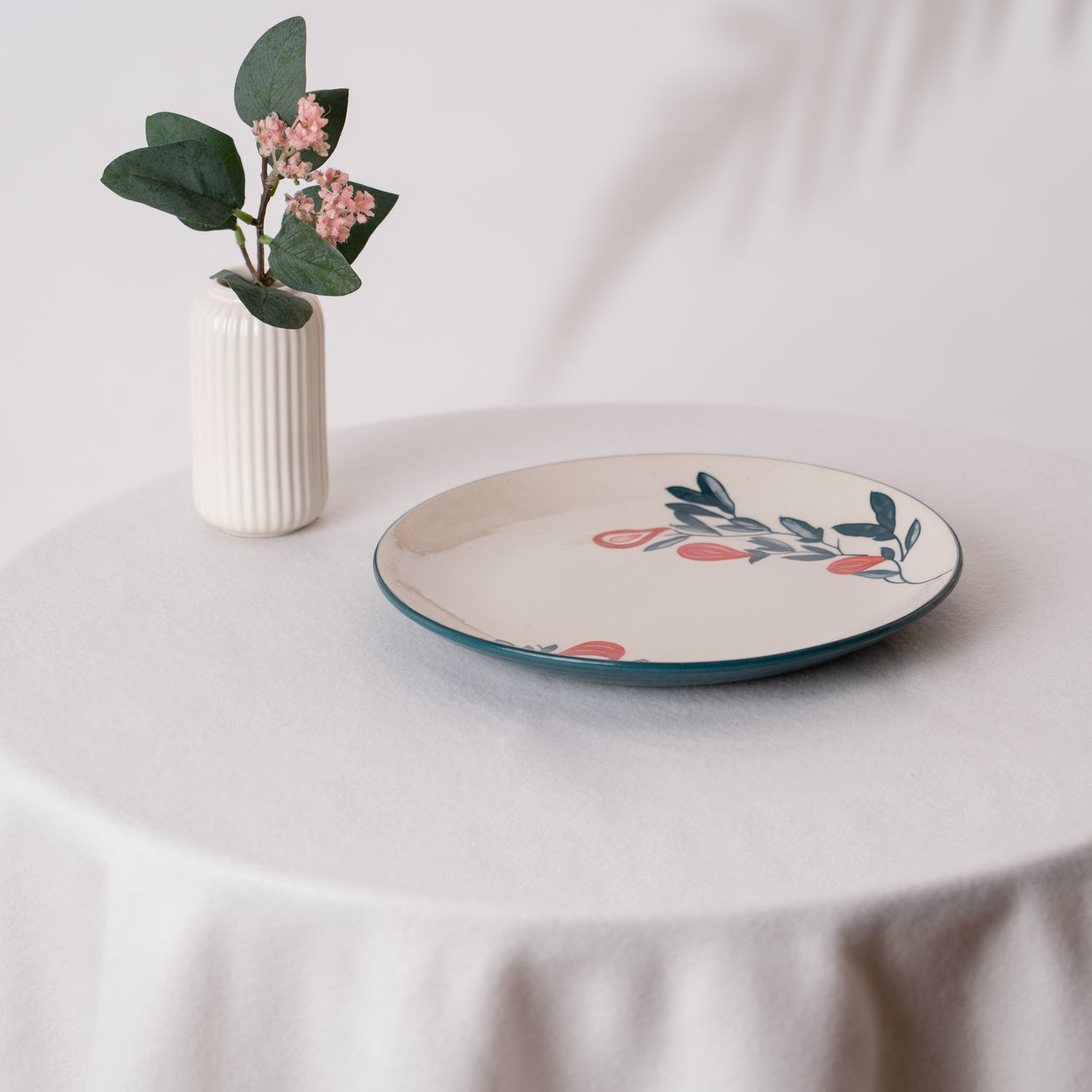 Fabled Fid Hand Painted Dinner plate