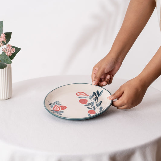 Fabled Fid Hand Painted Side Plate