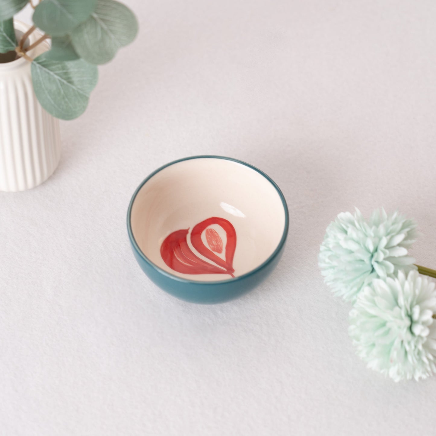 Fabled Fid Hand Painted Small Bowl