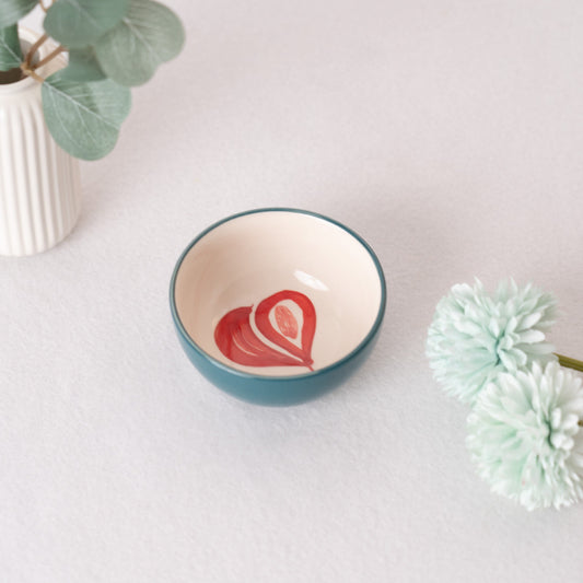 Fabled Fid Hand Painted Small Bowl