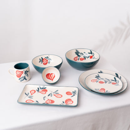 Fabled Fid Hand Painted Platter