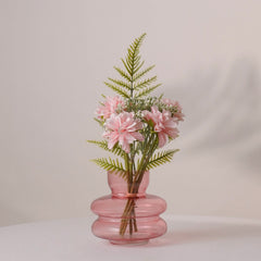 Rose Orb Glass Vase- Pink - Vase | haus & kinder