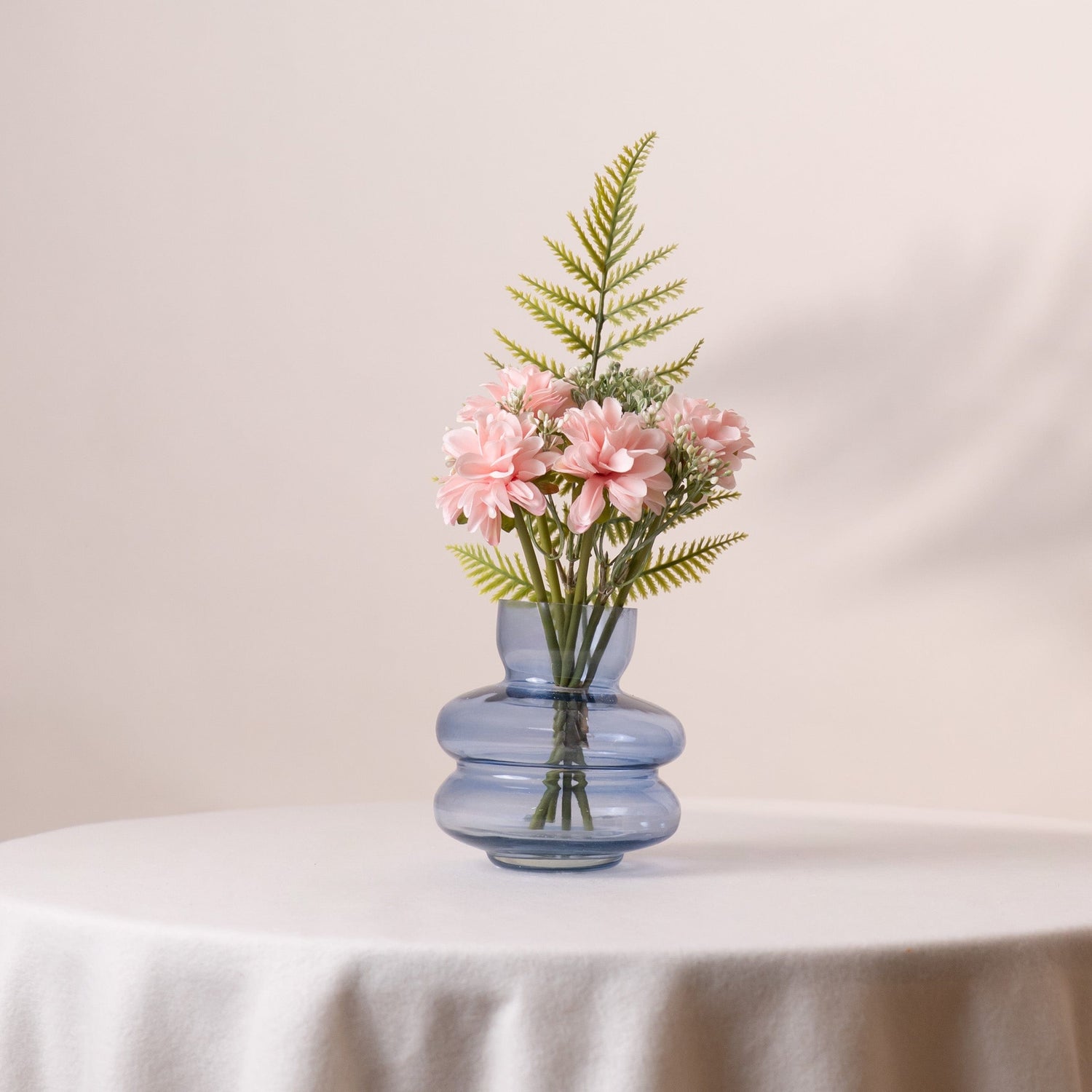 Sky Orb Glass Vase- Blue