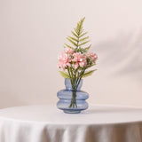 Sky Orb Glass Vase- Blue