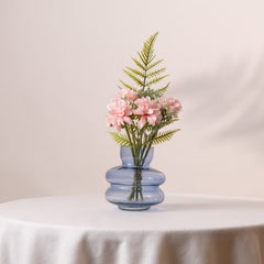 Sky Orb Glass Vase- Blue - Vase | haus & kinder