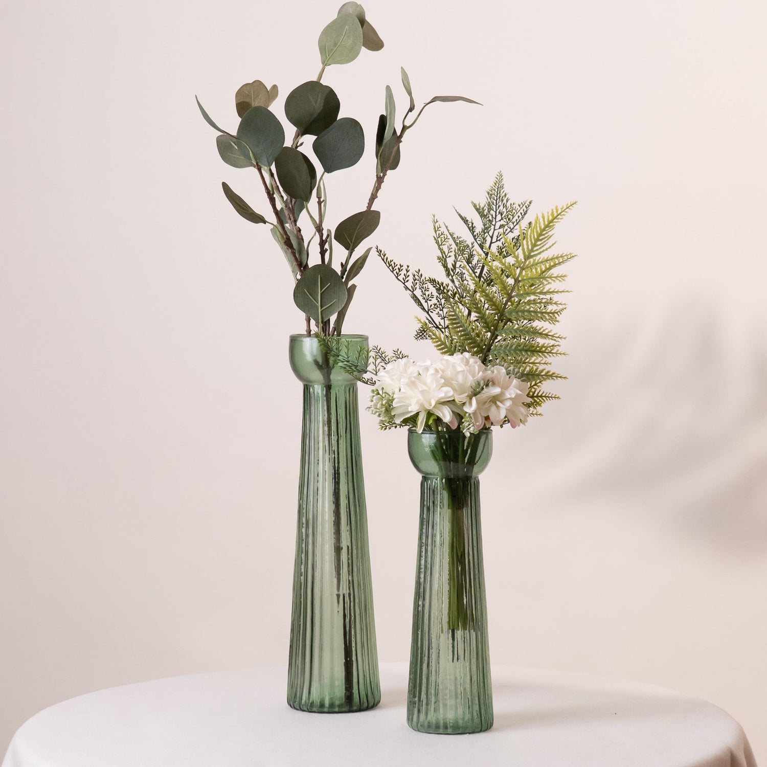 Jade Bloom Glass Vase Big- Green