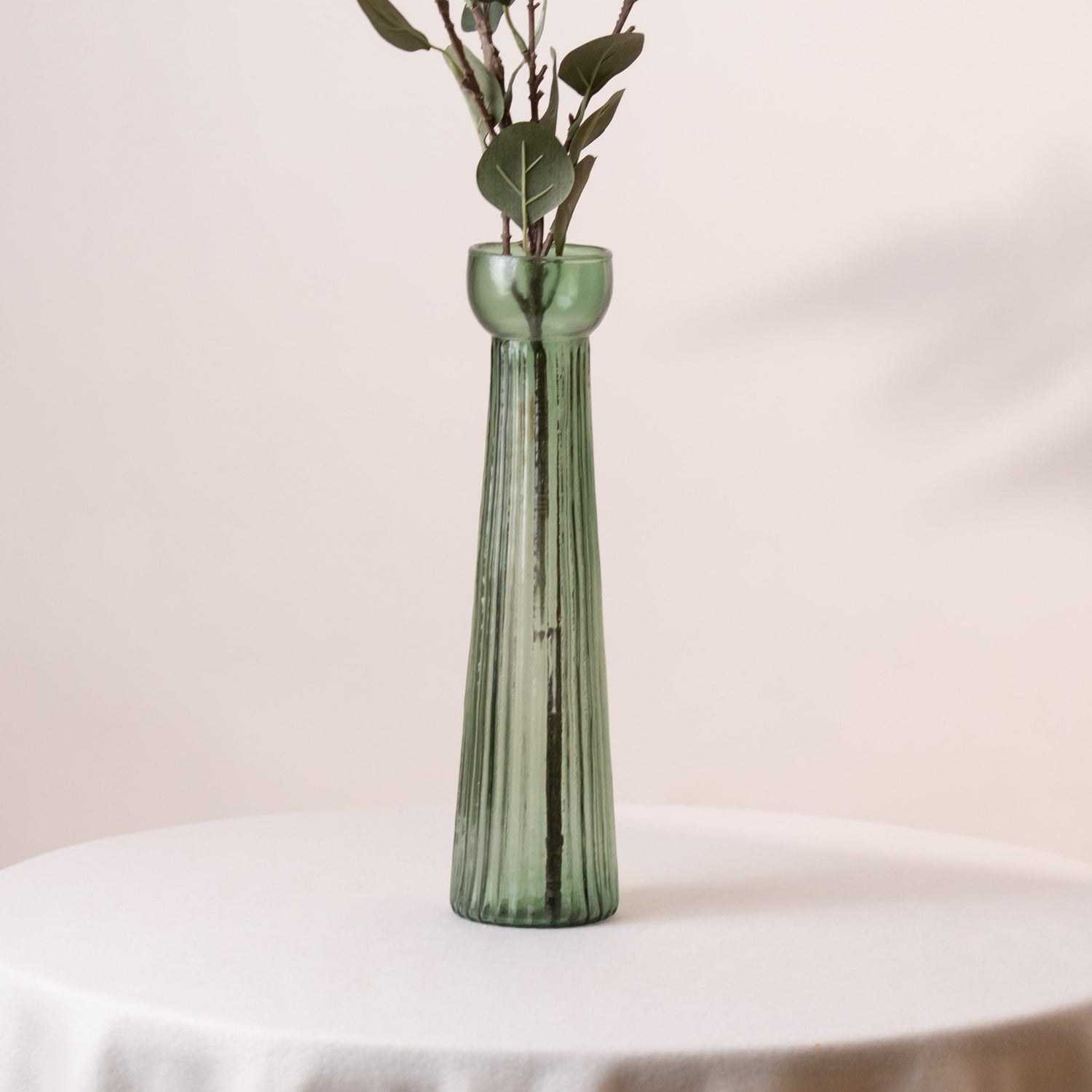 Jade Bloom Glass Vase Big- Green