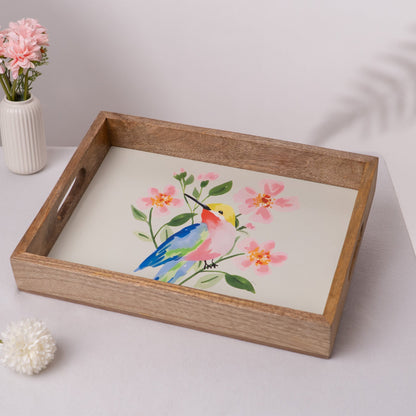 Bird Bloom Tray- Multicolour