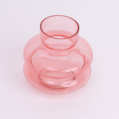 Rose Orb Glass Vase- Pink - Vase | haus & kinder