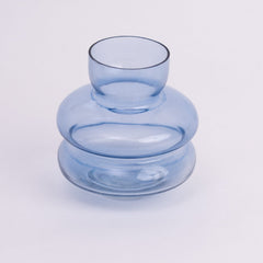 Sky Orb Glass Vase- Blue - Vase | haus & kinder