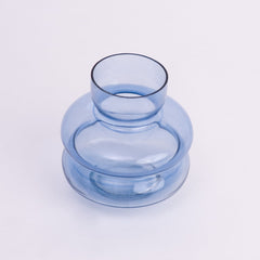 Sky Orb Glass Vase- Blue - Vase | haus & kinder