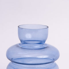 Sky Orb Glass Vase- Blue - Vase | haus & kinder