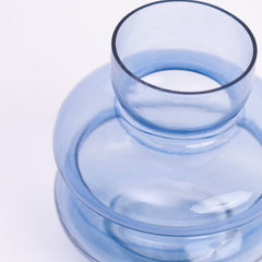 Sky Orb Glass Vase- Blue - Vase | haus & kinder