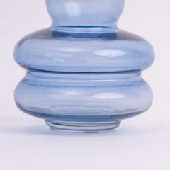Sky Orb Glass Vase- Blue - Vase | haus & kinder