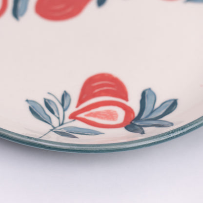 Fabled Fid Hand Painted Dinner plate