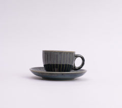 Noble Blue Ceramic Cup & Saucer- Blue - Cup & Saucer | haus & kinder