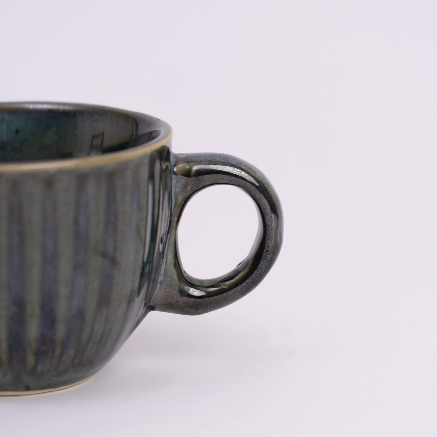 Noble Blue Ceramic Cup & Saucer- Blue