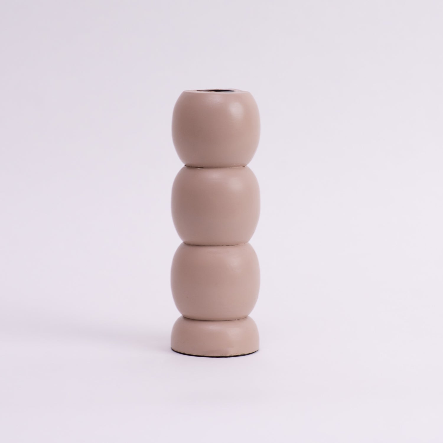 Vivid Glow Candle Holder- Peach, Aqua, Mauve Set of 3