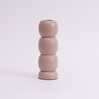 Vivid Glow Candle Holder- Peach, Aqua, Mauve