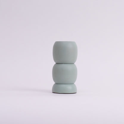 Vivid Glow Candle Holder- Peach, Aqua, Mauve