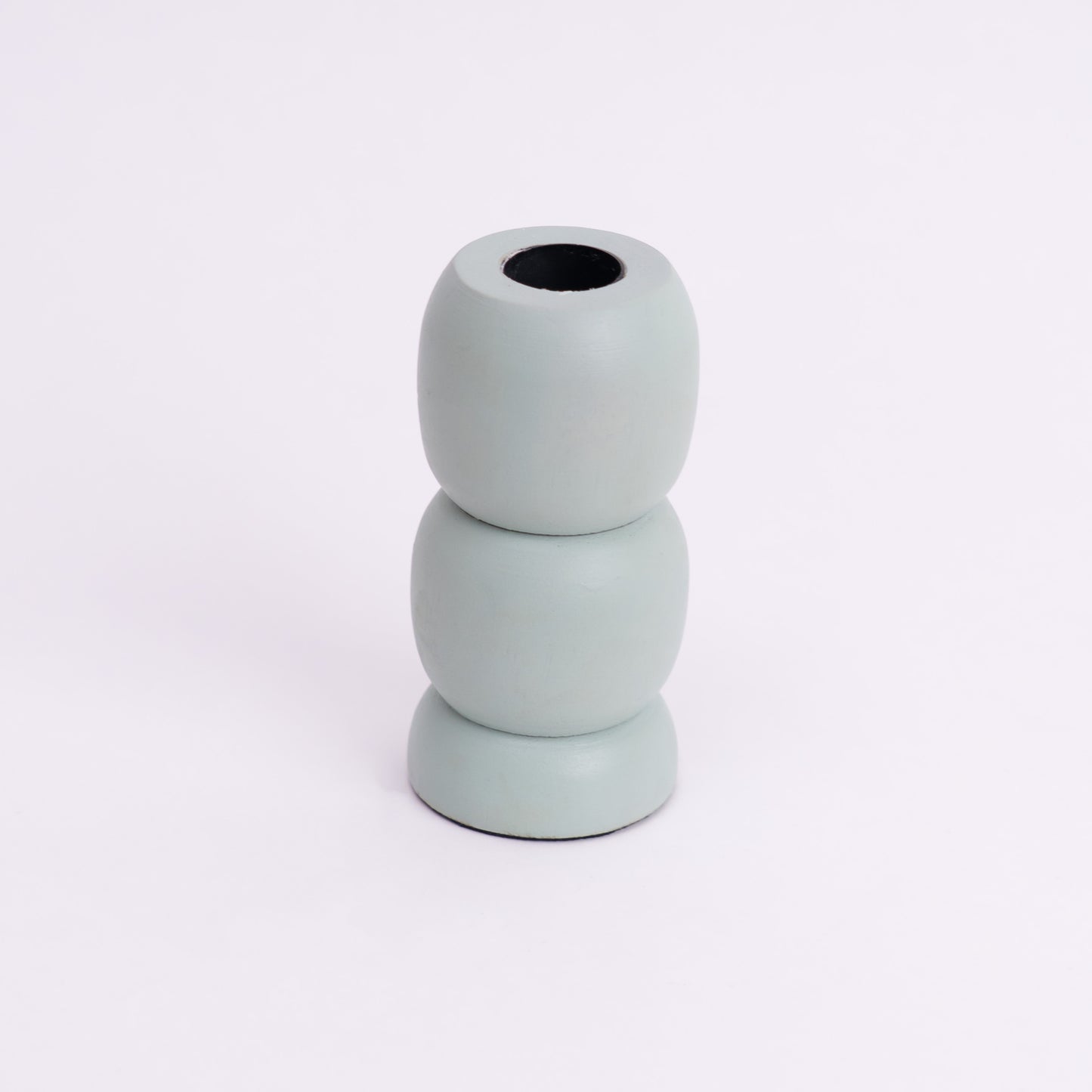 Vivid Glow Candle Holder- Peach, Aqua, Mauve