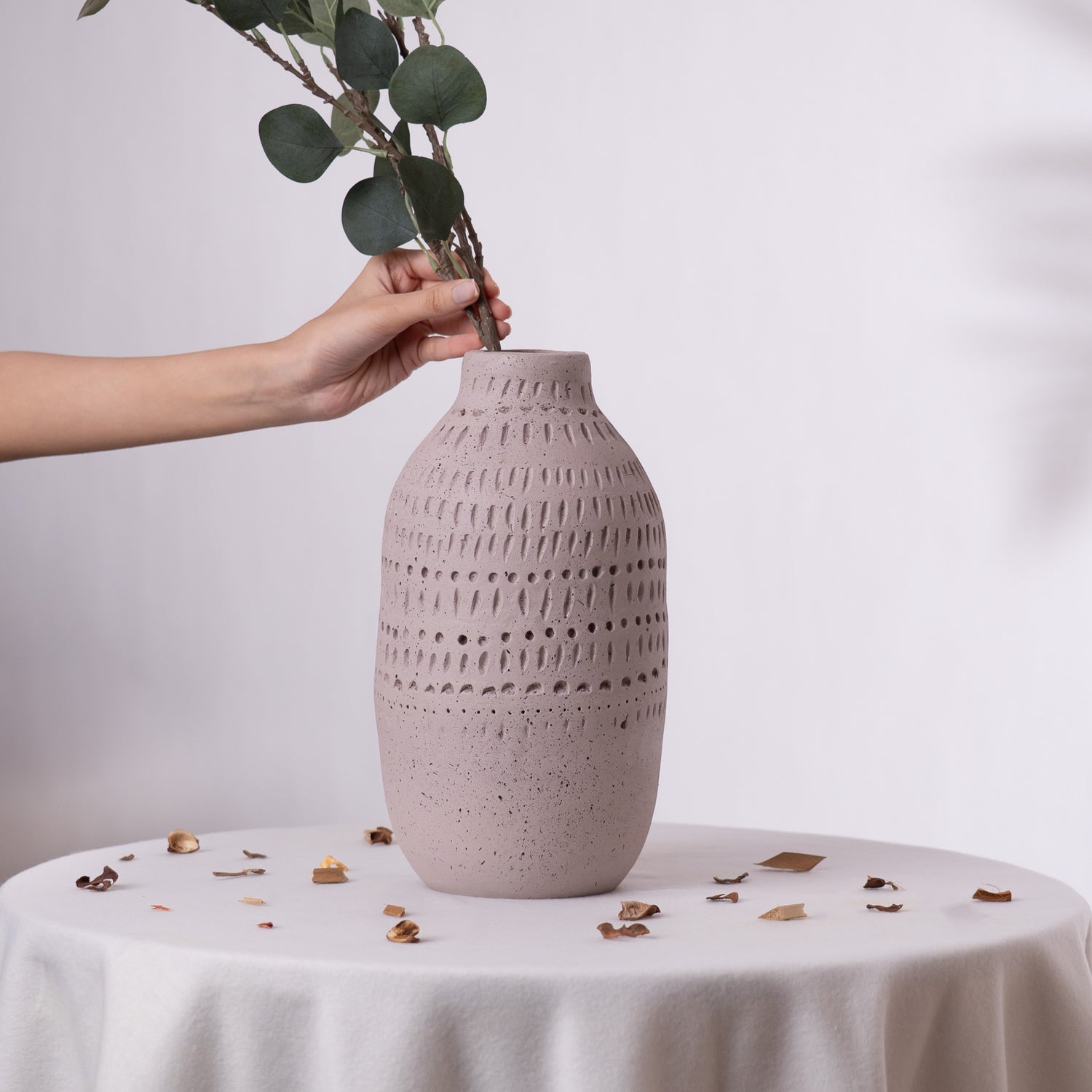 Dune Earth Terracotta Lilac Vase