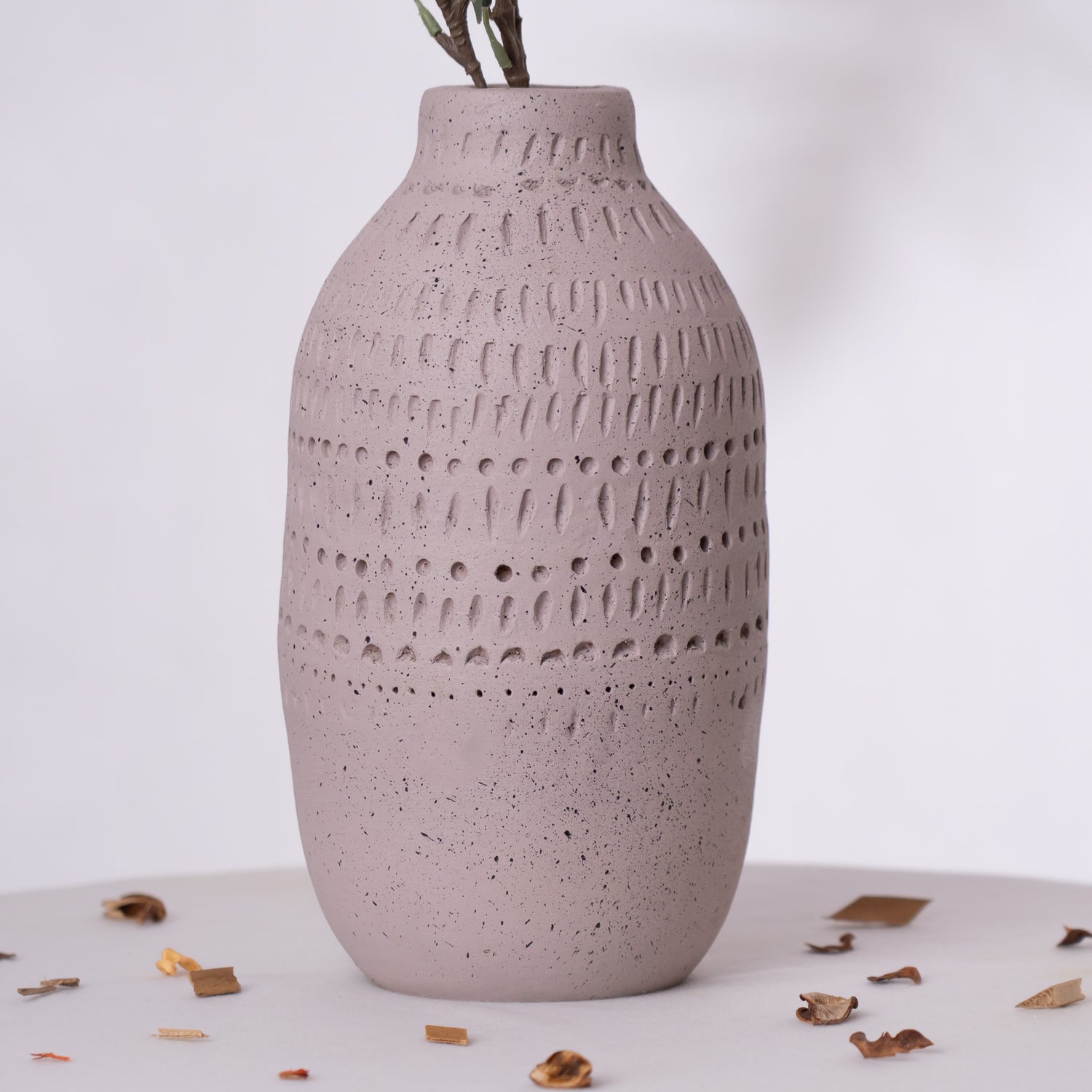 Dune Earth Terracotta Lilac Vase