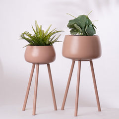 Claystone Planter Small- Blush - Planter | haus & kinder